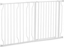 PawHut Dog Gate Wide Stair