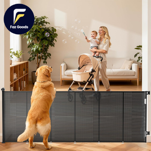 Retractable baby gate for - retractable,
