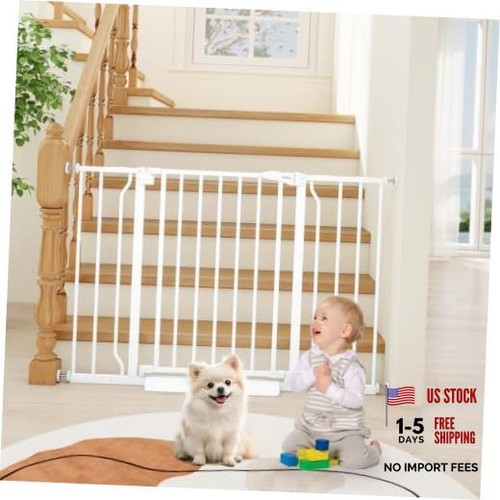 Baby gate for stairs - 29"-45", &