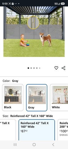 42x160 retractable baby - baby, pet