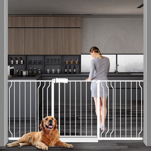 Wide auto close baby gate - wide,