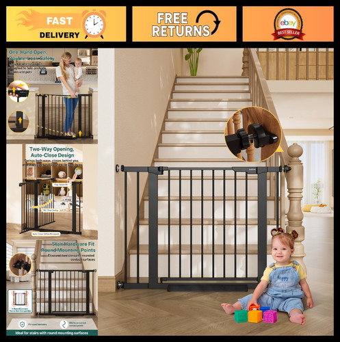 In wide baby gate - wide,